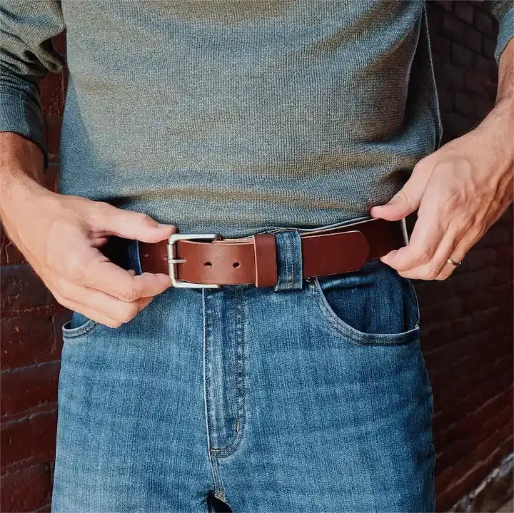 Artisan Full-Grain Leather Belt - Timeless Quality