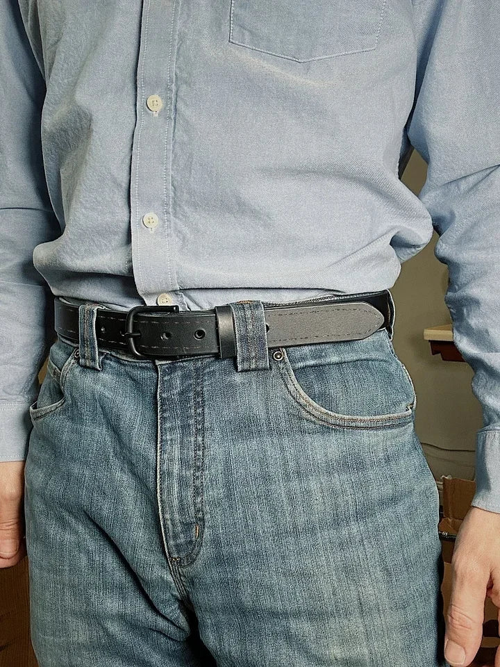 🔥Handcrafted Full-Grain Leather Belt - Heirloom Quality, Built to Last