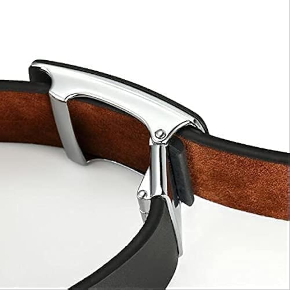 SwiftFit Ratchet Leather Belt for Men