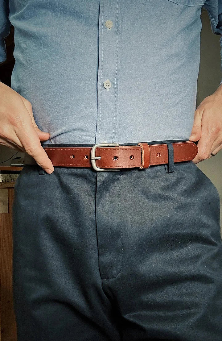 🔥Handcrafted Full-Grain Leather Belt - Heirloom Quality, Built to Last