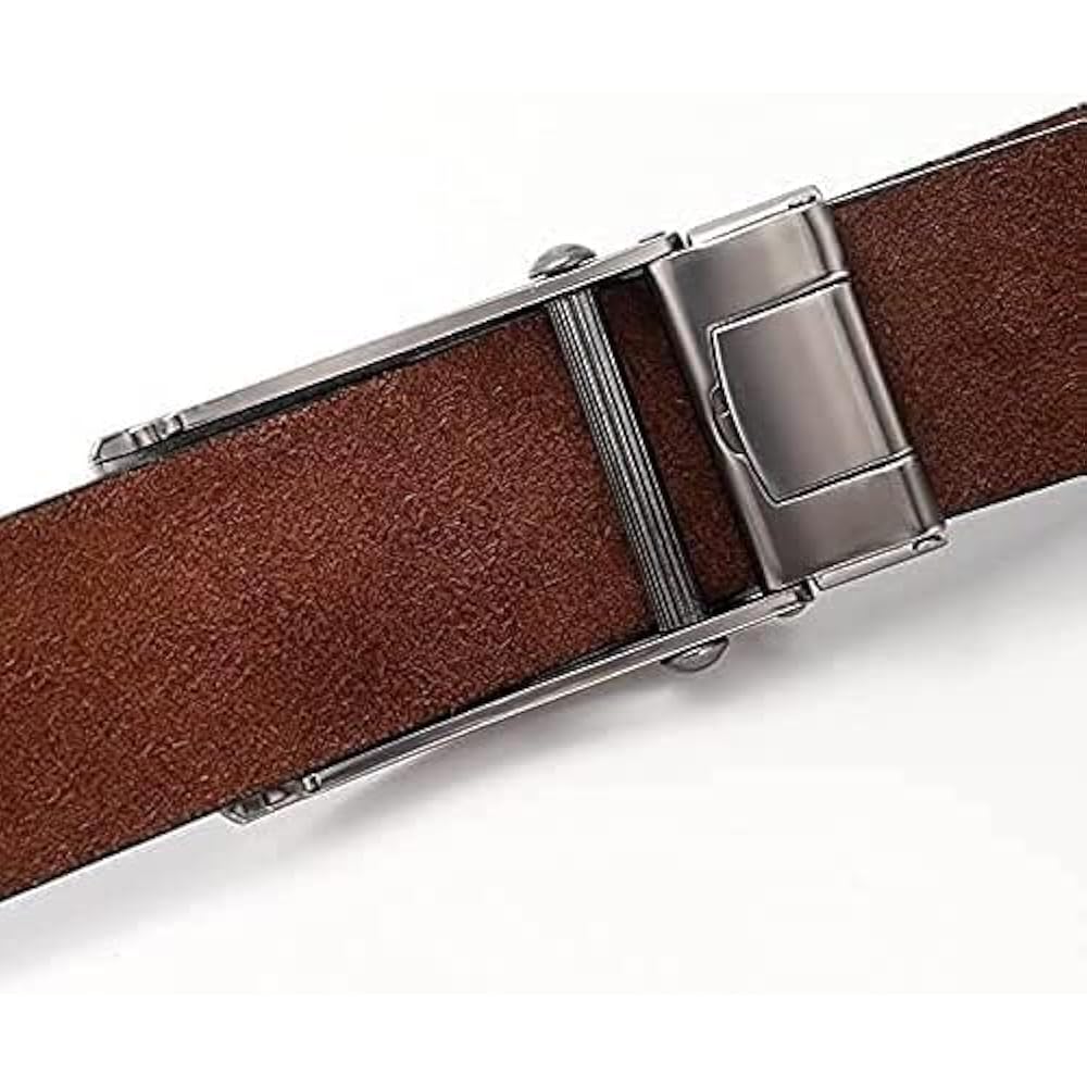 SwiftFit Ratchet Leather Belt for Men