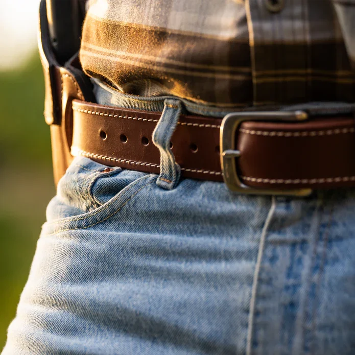 Handmade Close Contact CCW Belt - Premium American Steerhide