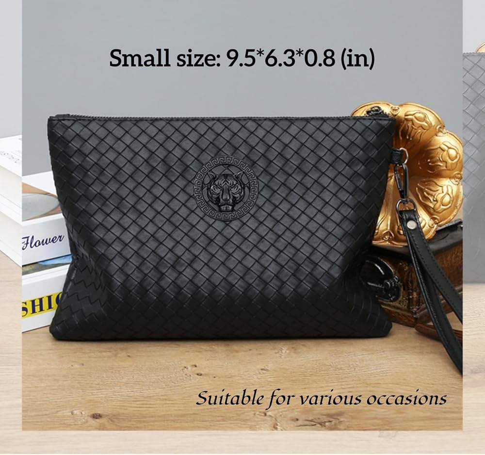 UrbanCrest Large Leather Clutch Bag