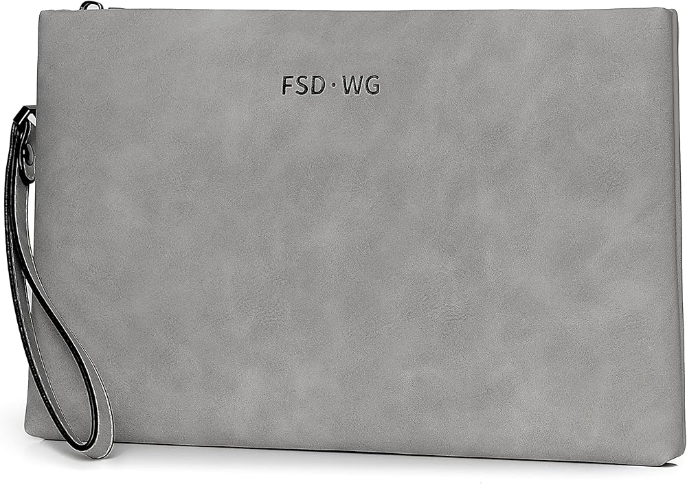 MetroEdge 3‑Color Large Clutch Bag