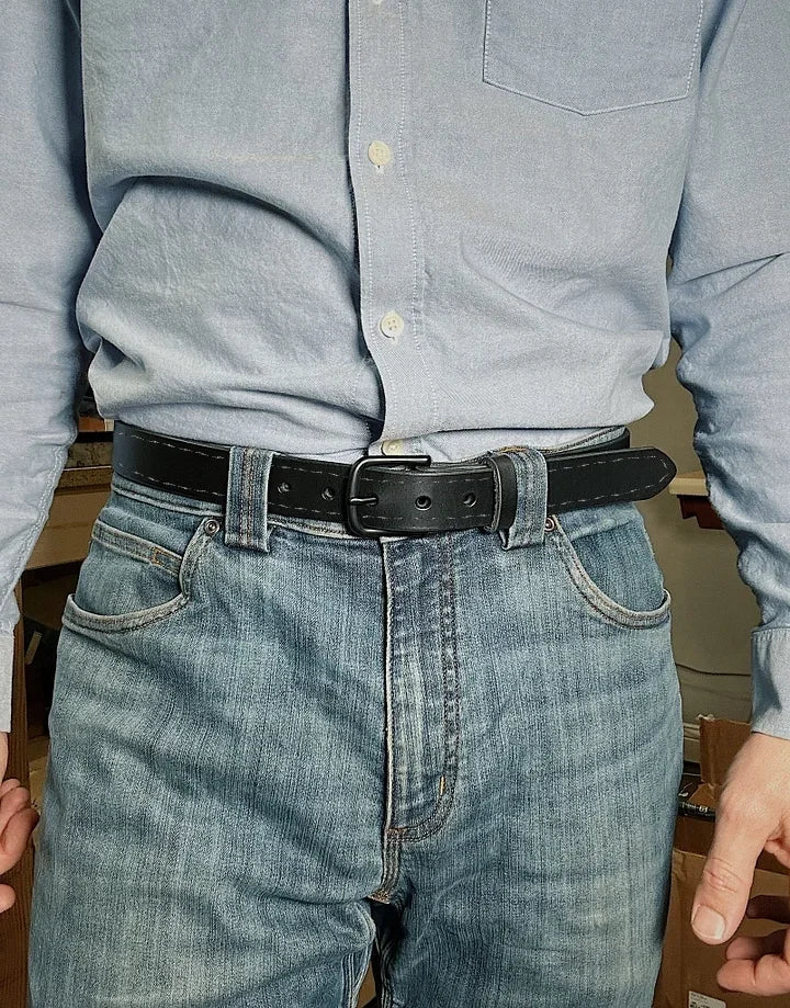 🔥Handcrafted Full-Grain Leather Belt - Heirloom Quality, Built to Last